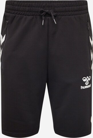 Regular Pantalon de sport 'Ray 2.0' Hummel en noir : devant