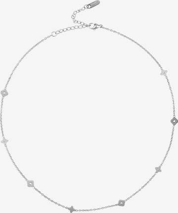 Chic by Lirette - Colar 'Necklace Rome Clover' em prata: frente