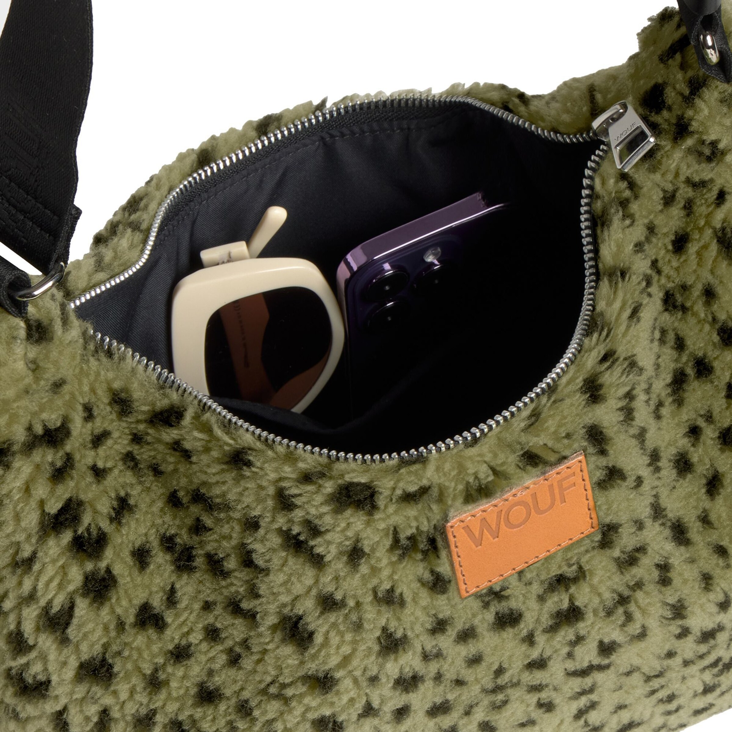 Sac à bandoulière 'Teddy' Wouf en vert