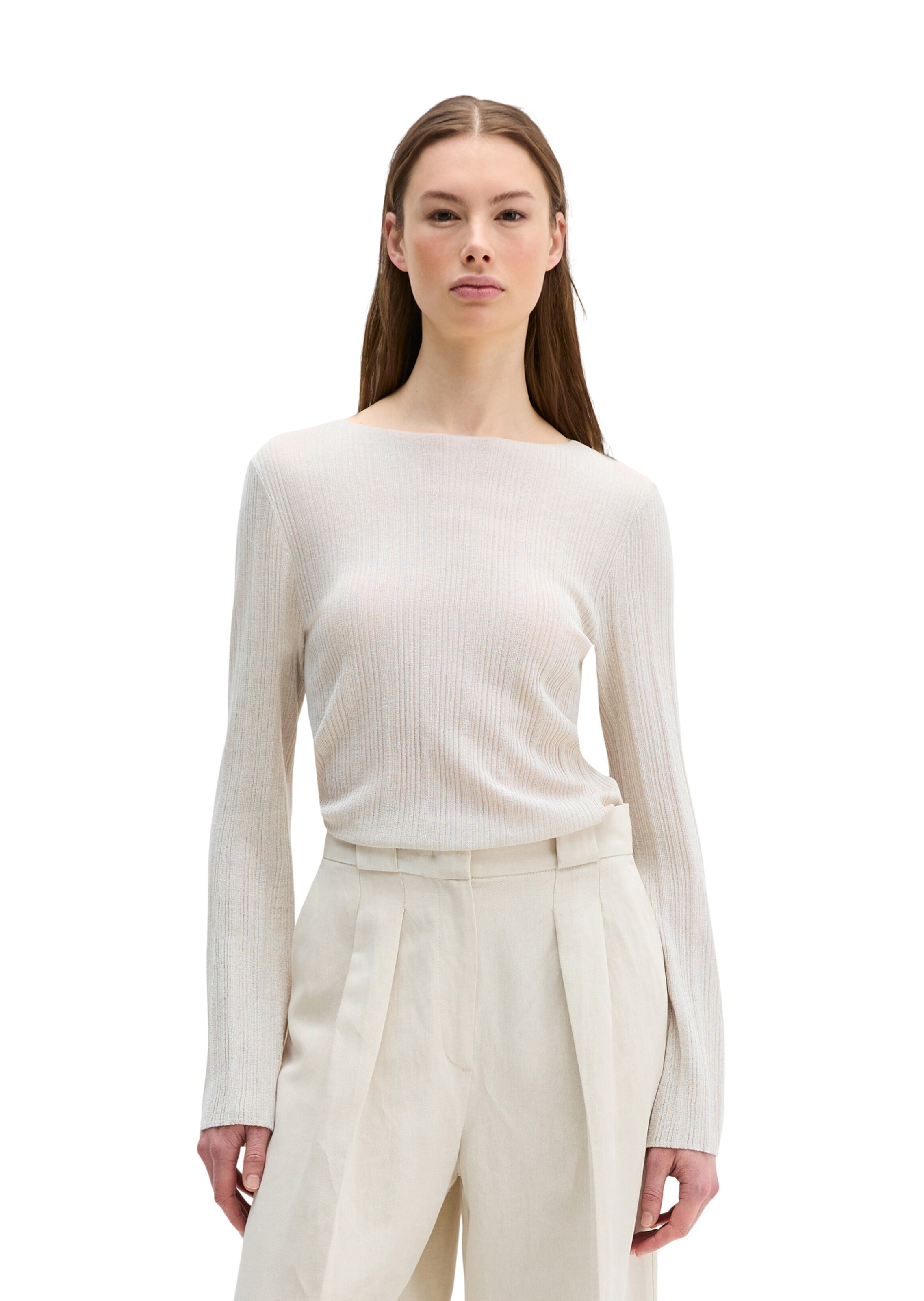 Marc O'Polo Sweater in Grey: front