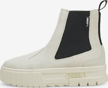 PUMA Chelsea boots 'Mayze' in Wit: voorkant