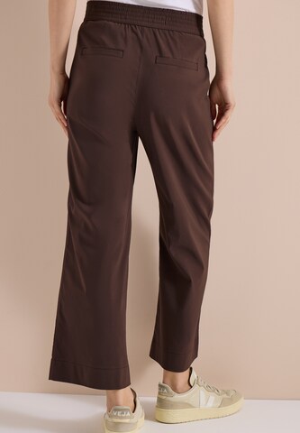 CECIL Wide Leg Hose 'Neele' in Braun