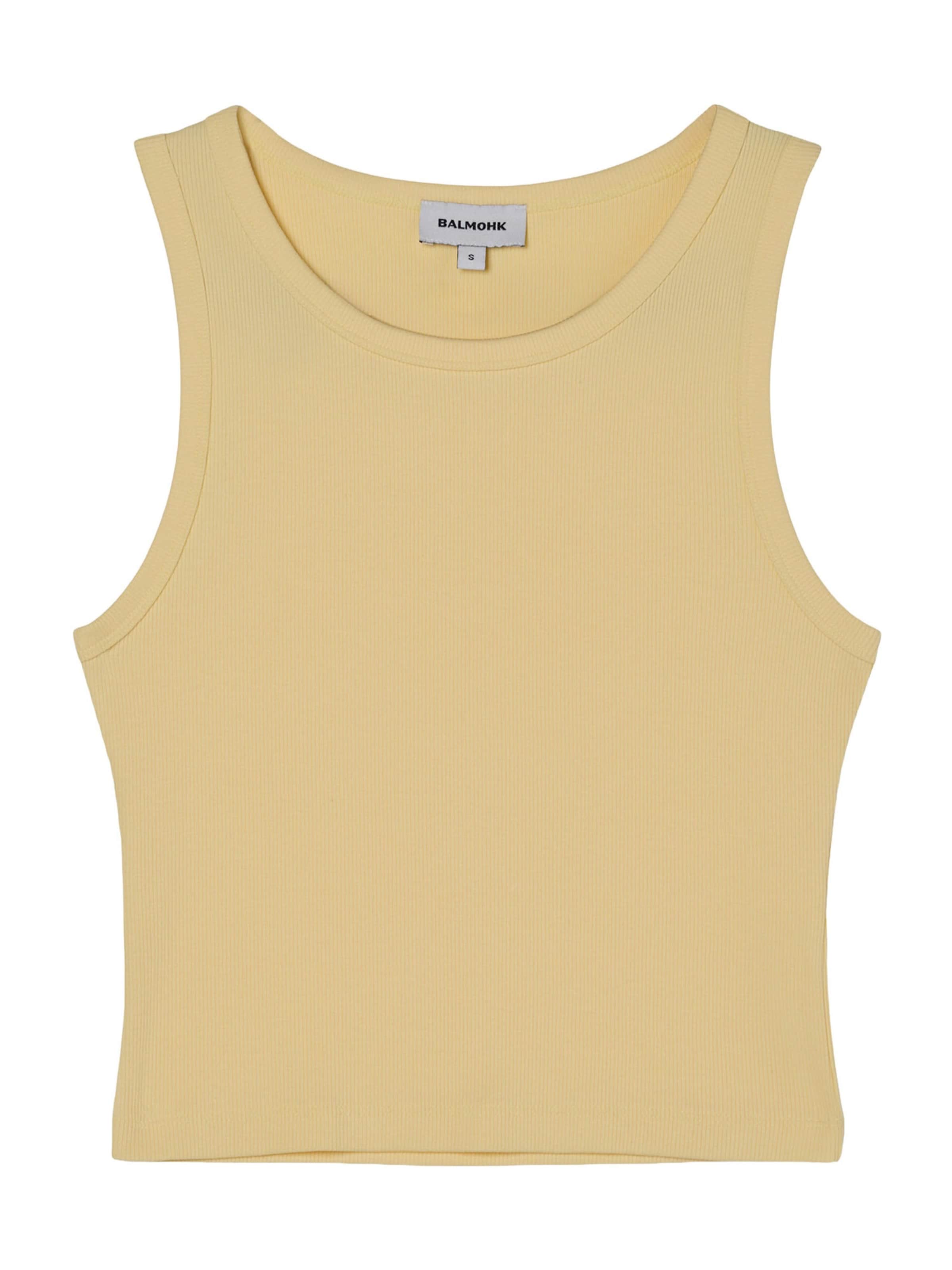 BALMOHK Topp, värv kollane: eest vaates