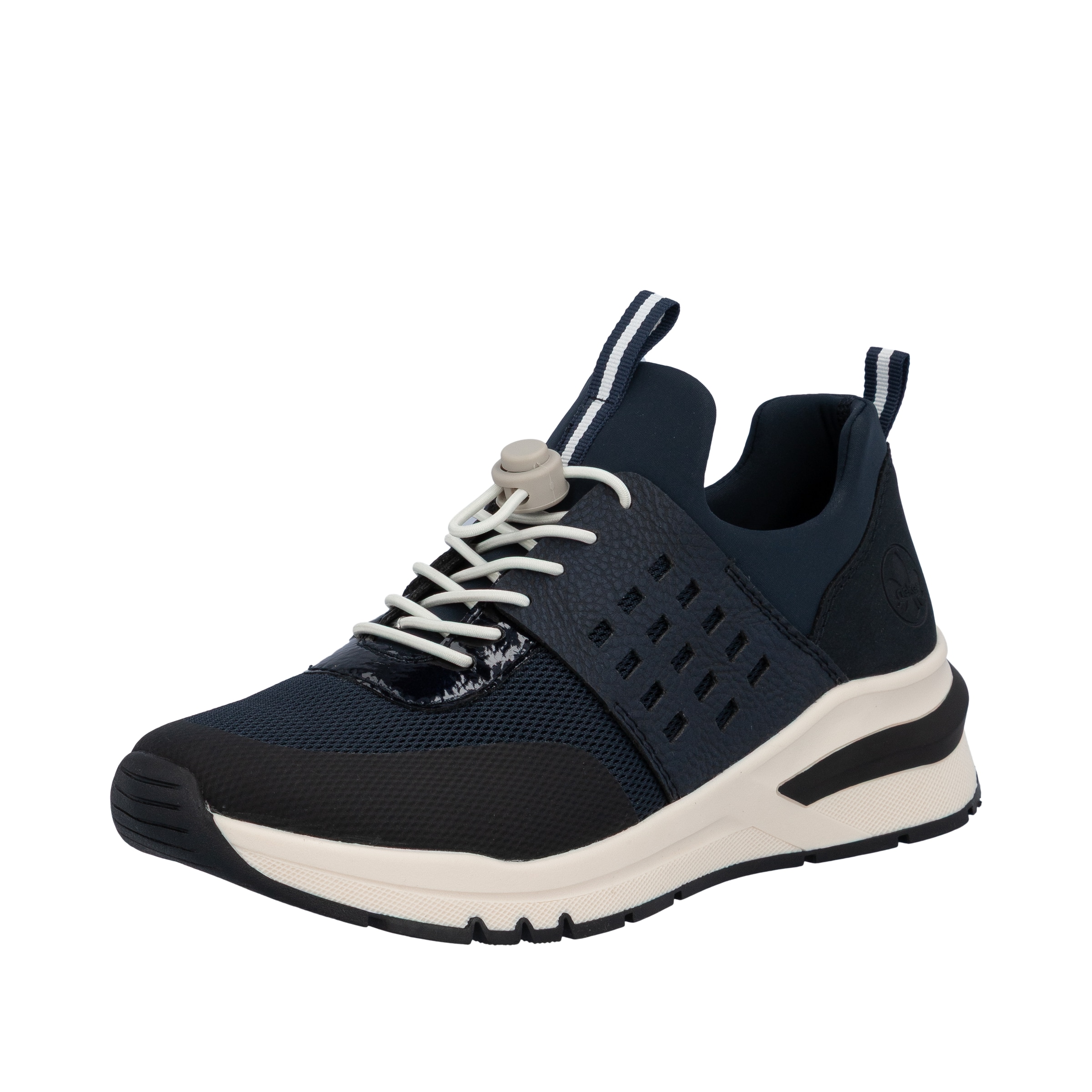 Rieker Slip On in Blau: Vorderseite