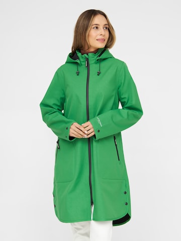 Manteau fonctionnel 'RAIN128' ILSE JACOBSEN en vert : devant