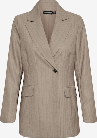 SOAKED IN LUXURY Blazer 'Charvi' in Beige: front