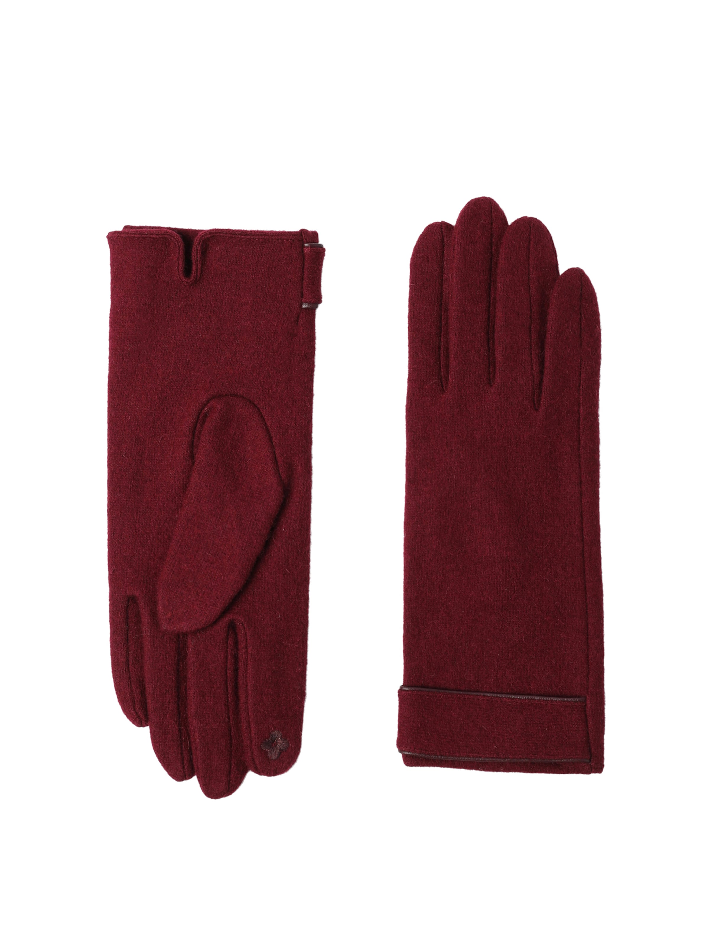TATUUM Rękawiczki pięciopalczaste 'Lenis' w kolorze czerwony: przód