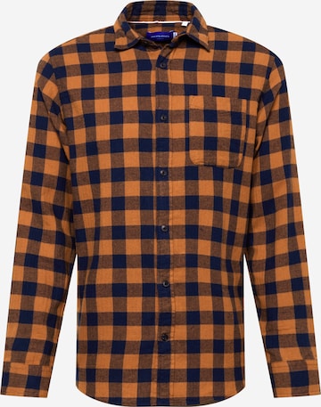 Coupe regular Chemise 'CHESTER' JACK & JONES en orange : devant