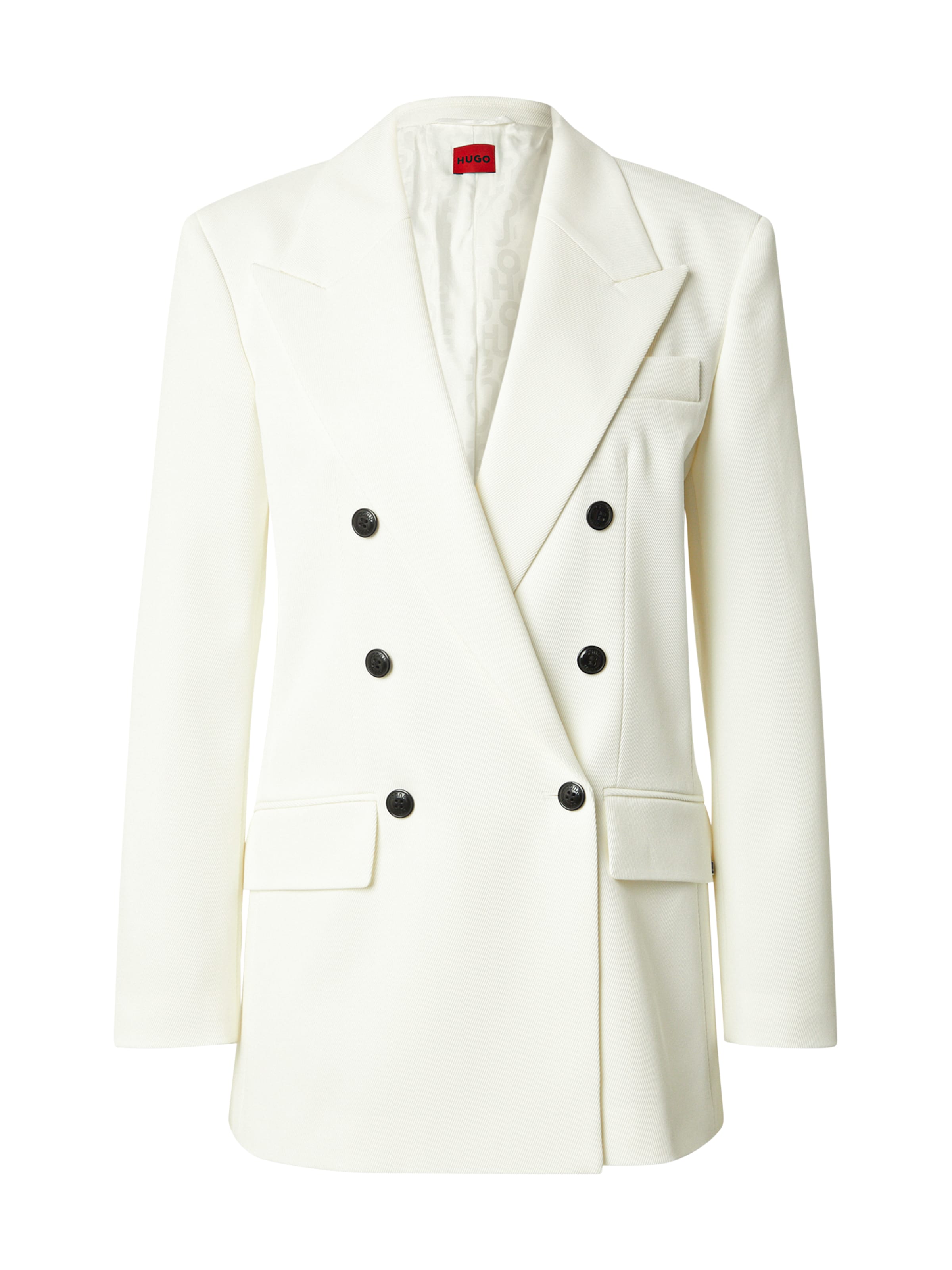 Sacou 'Amalisa' de la HUGO pe alb: față