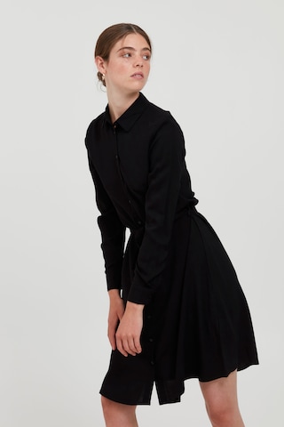 ICHI Shirt Dress 'MAIN' in Black