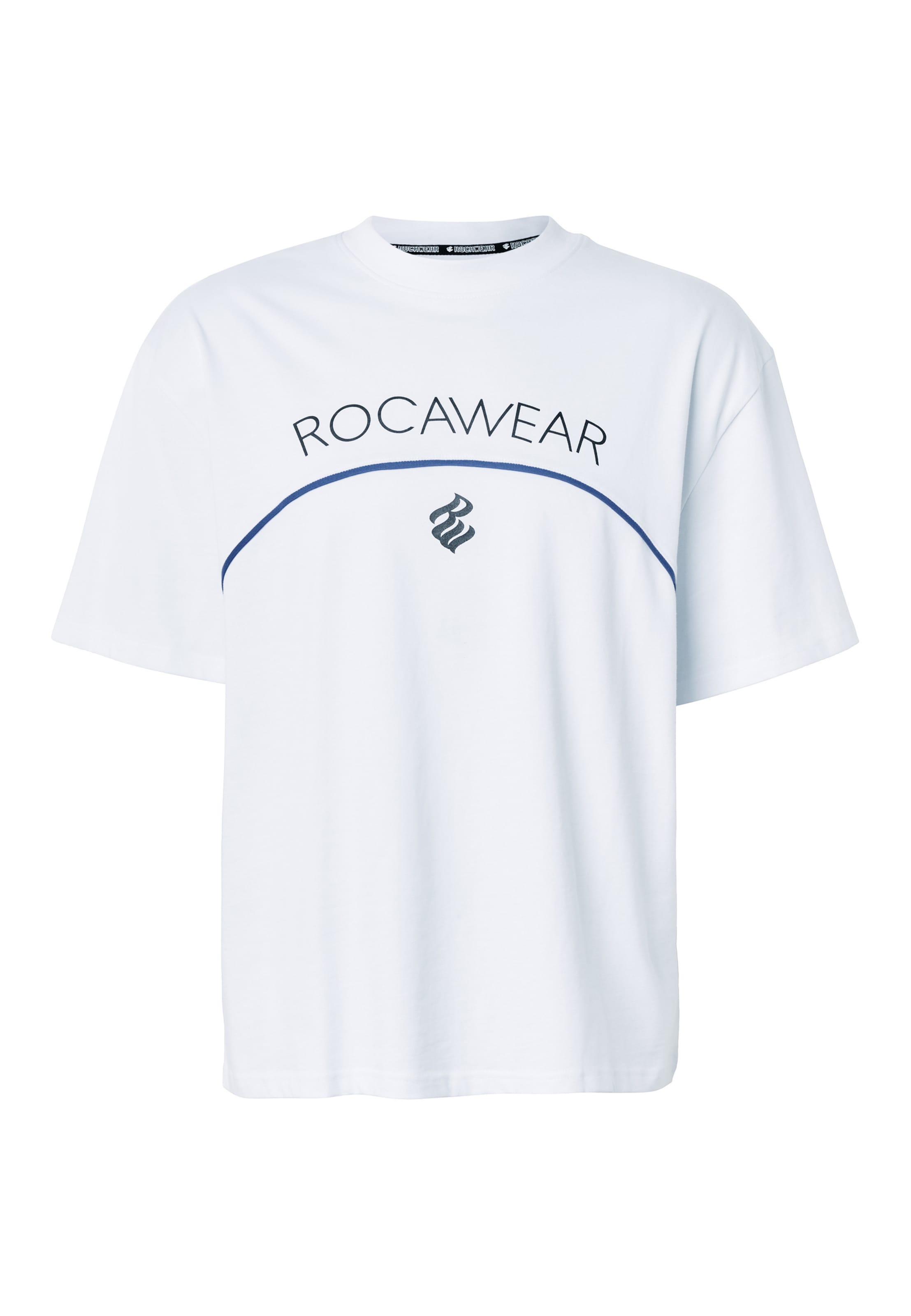 ROCAWEAR Shirt 'Arch' in Wit: voorkant