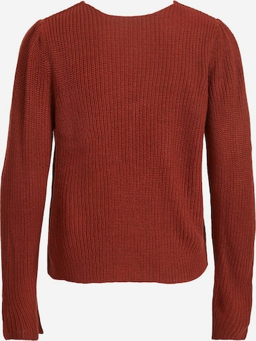 VILA Sweater in Brown