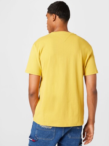 Tommy Jeans Tričko – žlutá