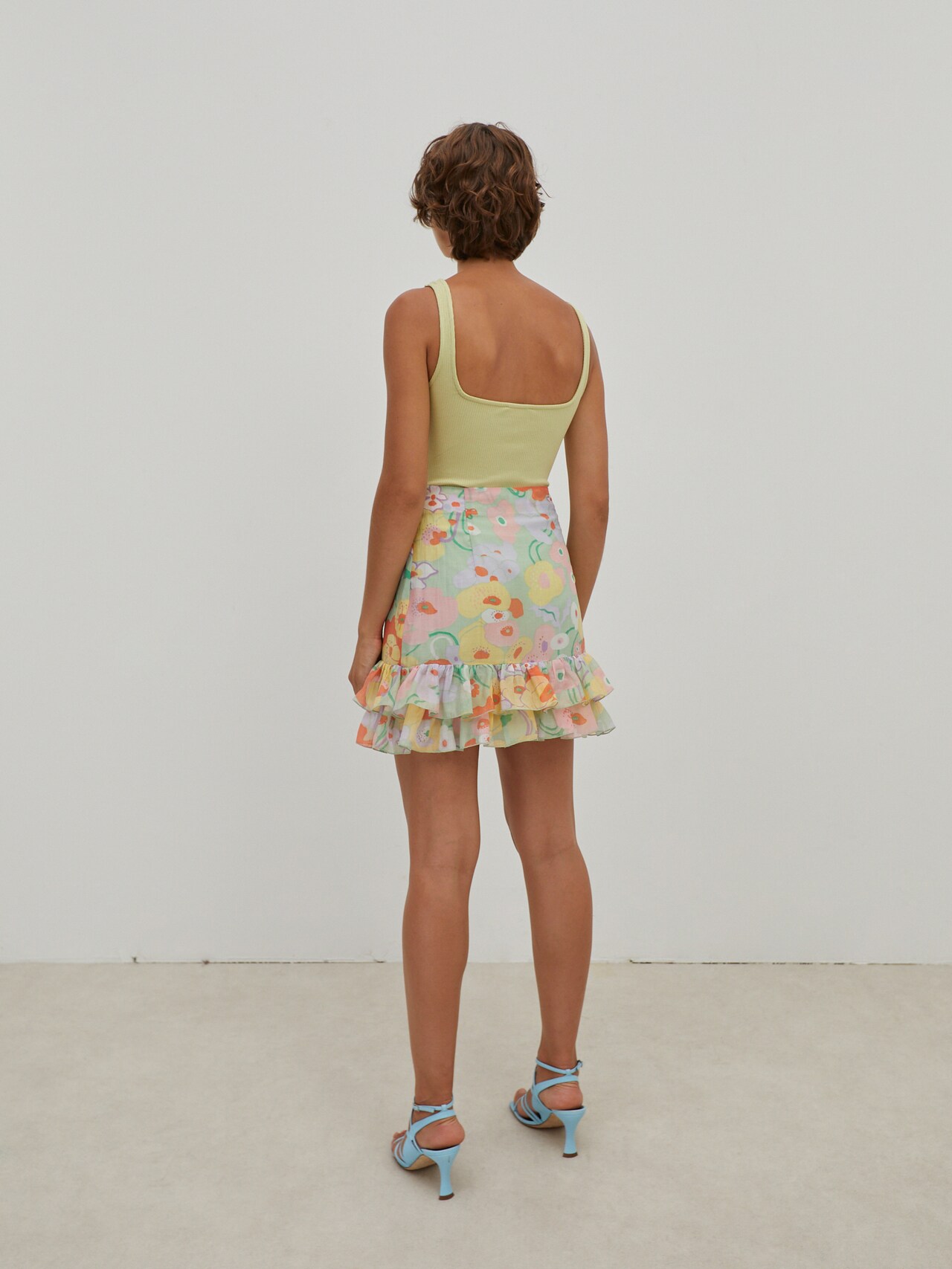 EDITED Producten Shirt body 'Ayla' Groen