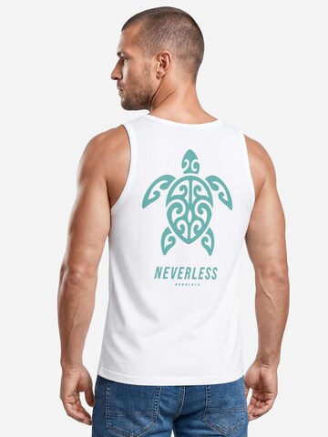 Neverless Shirt 'Honolulu Turtel' in Weiß