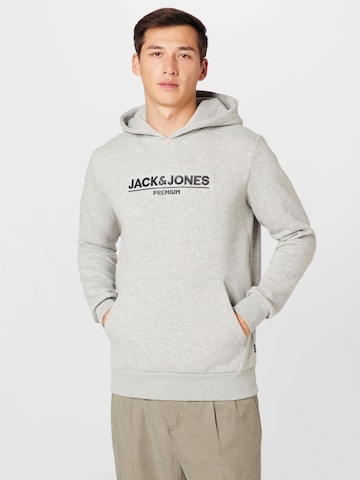 JACK & JONES Sweatshirt 'JADON' in Grijs: voorkant