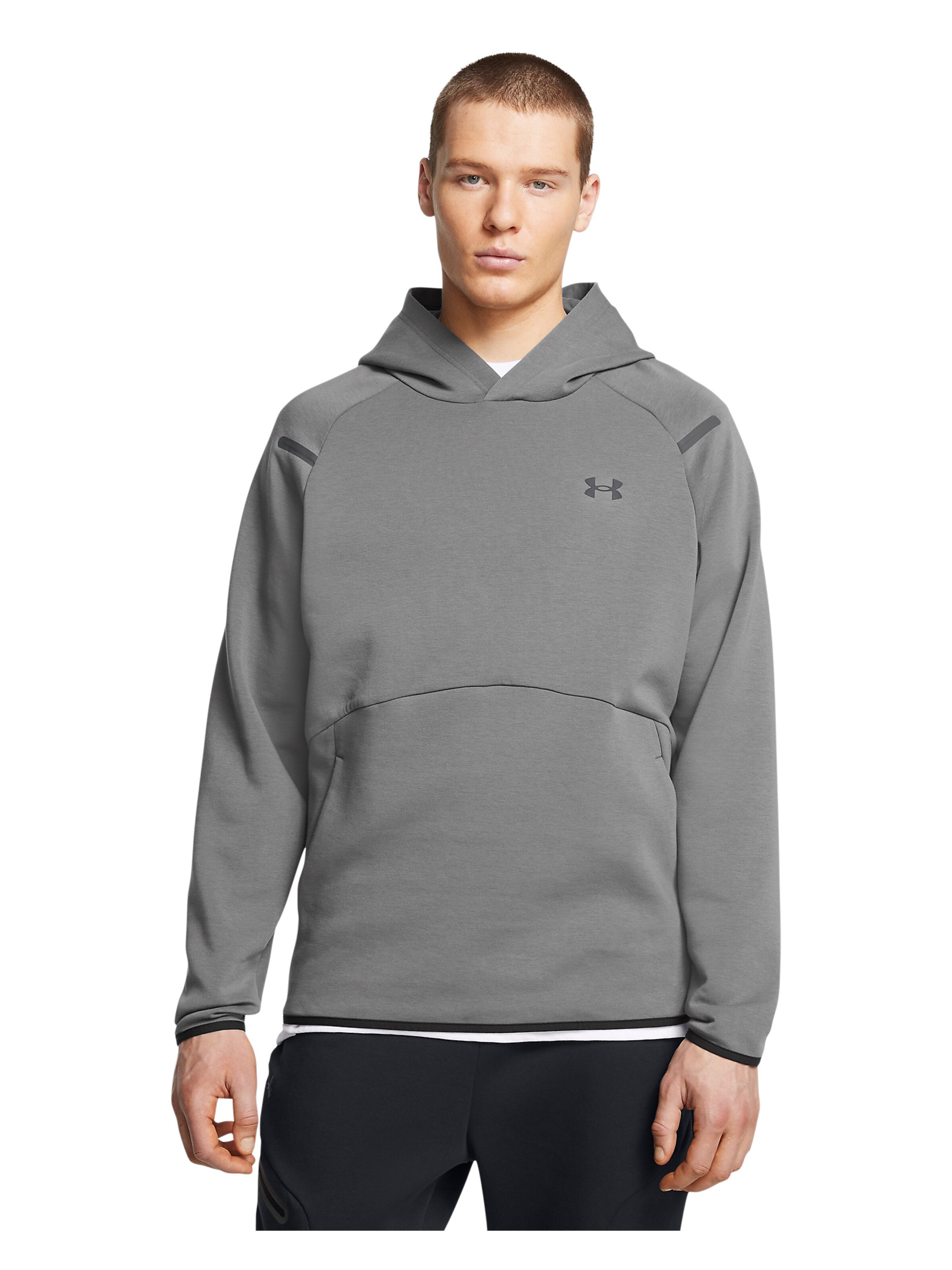 UNDER ARMOUR Sweatshirt   'Unstoppable' in Grau: Vorderseite