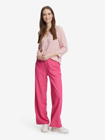 Wide Leg Pantalon Cartoon en rose