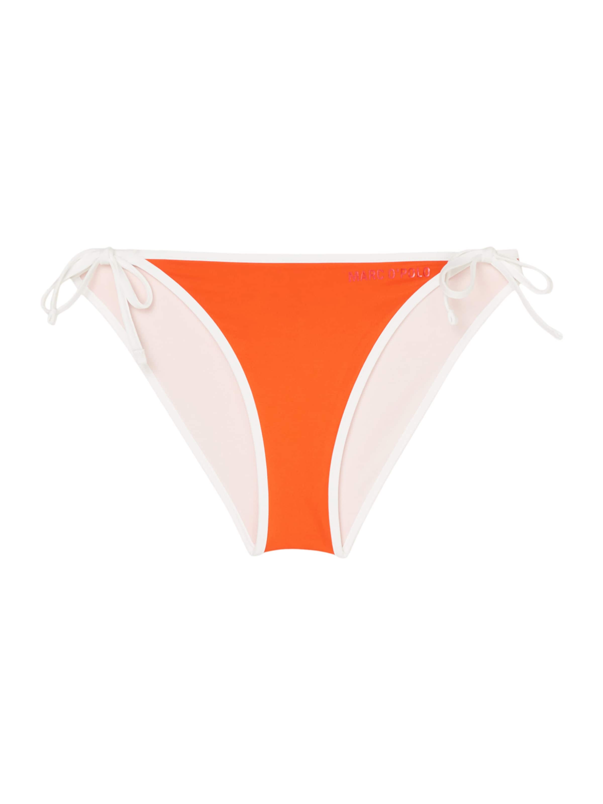Marc O'Polo Bikini bottom ' High Shine ' in Orange: front