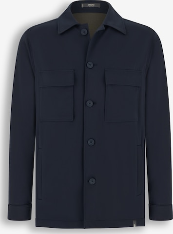 Boggi Milano Regular Fit Hemd in Blau: Vorderseite