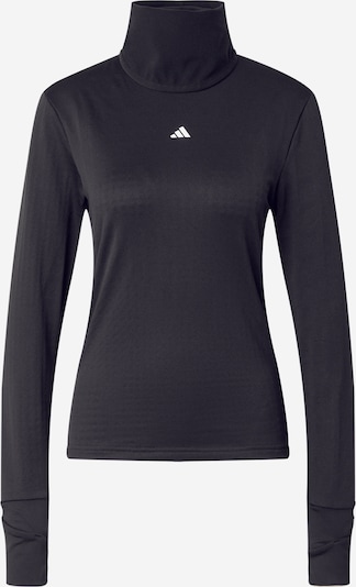 ADIDAS PERFORMANCE Funktionsshirt 'TECHFIT COLD.RDY Funnel Neck Long Sleeve' in schwarz / weiß, Produktansicht