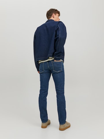 JACK & JONES Slimfit Jeans 'Glenn Evan' in Blauw