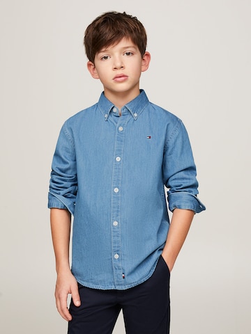 TOMMY HILFIGER Regular fit Overhemd 'Essential' in Blauw: voorkant