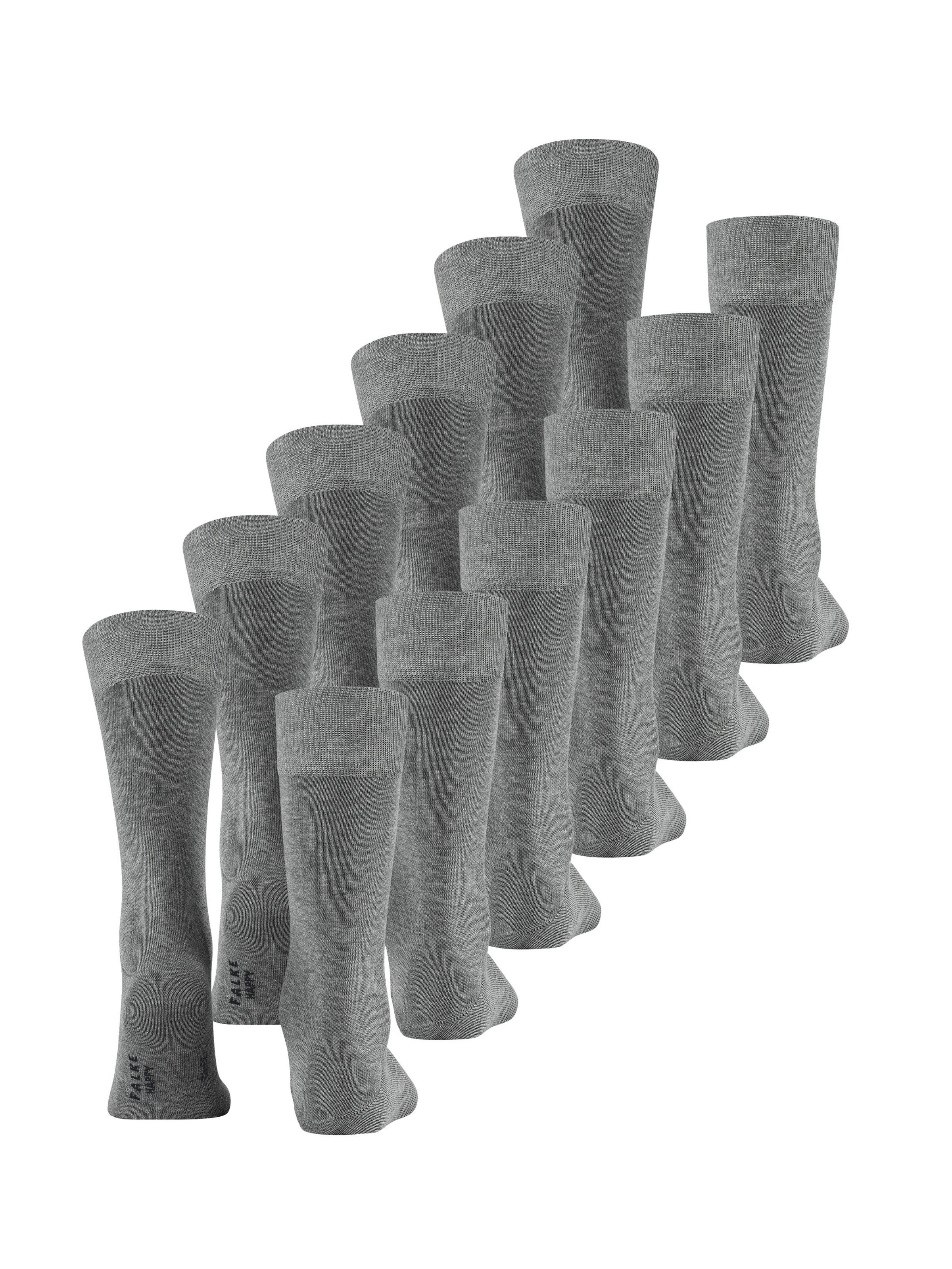 FALKE Socks 'Happy 6-Pack' in Grey