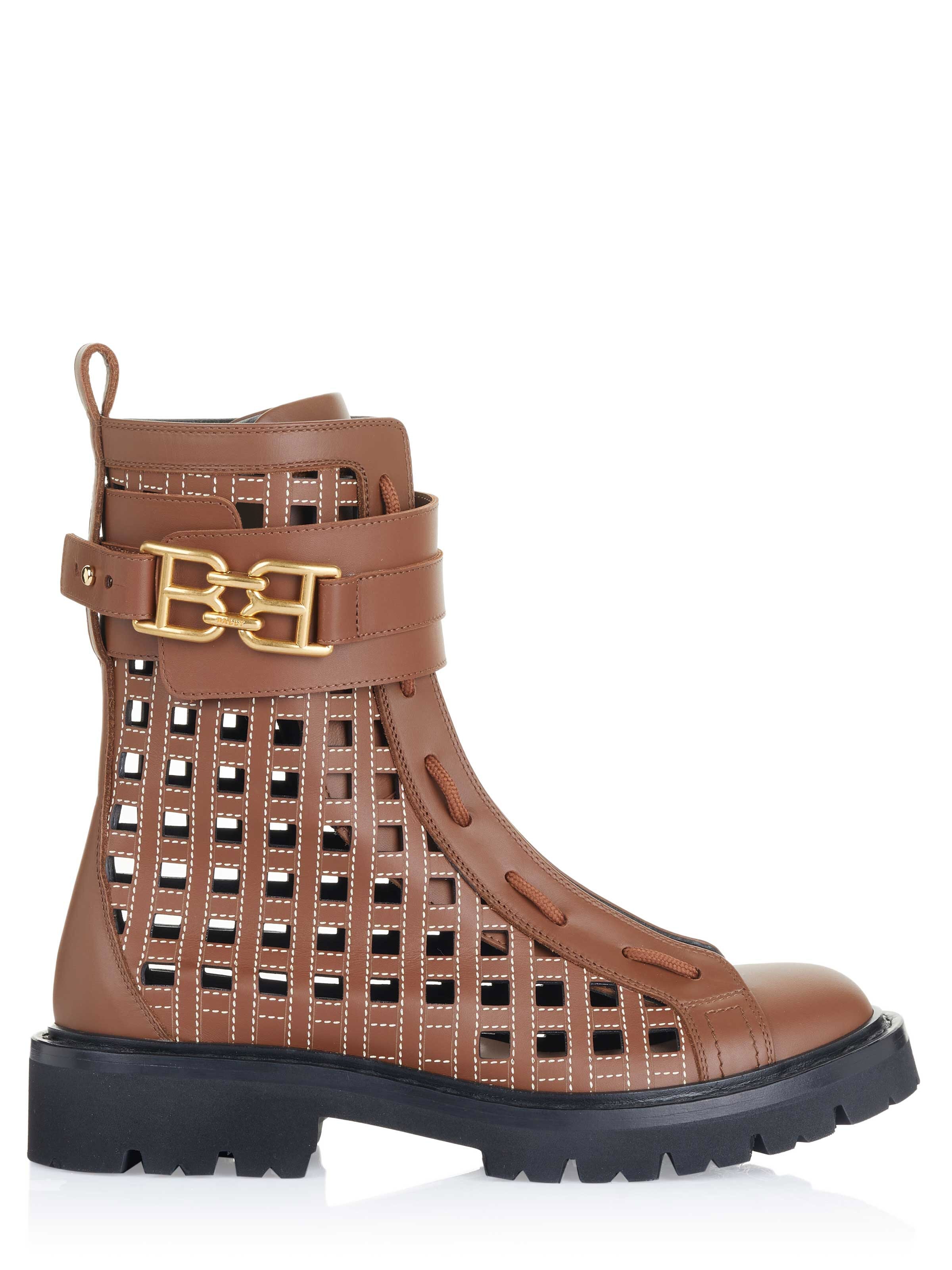 Bally Ankle Boots 'Bally Stiefel'‌‌‌‌‌‌‌ in Braun: Vorderseite