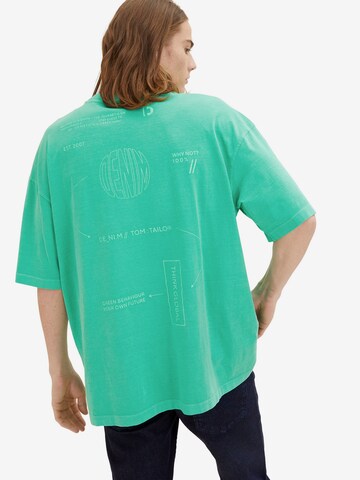 T-Shirt TOM TAILOR DENIM en vert