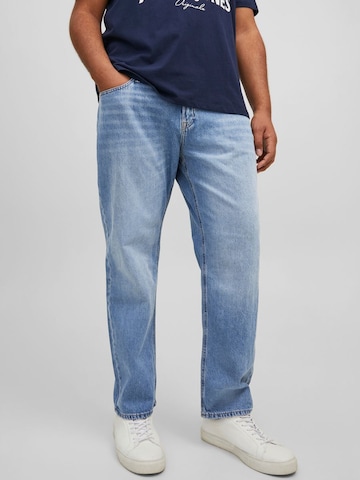 Jack & Jones Plus Regular Jeans 'Mike' in Blue: front