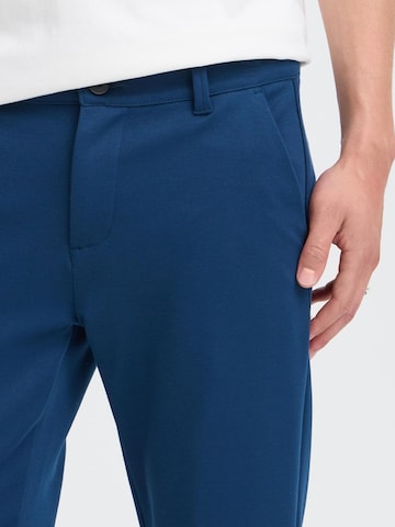 BLEND Slimfit Chino kalhoty 'Langford' – modrá