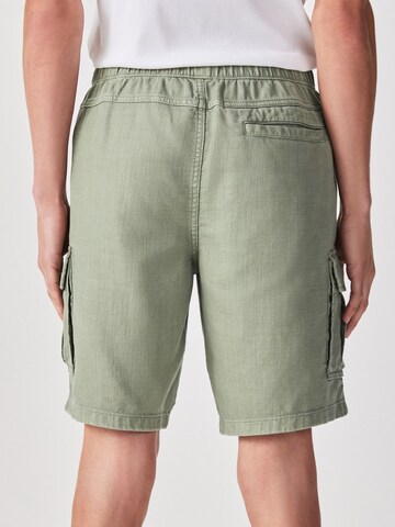Regular Pantalon cargo Next en vert