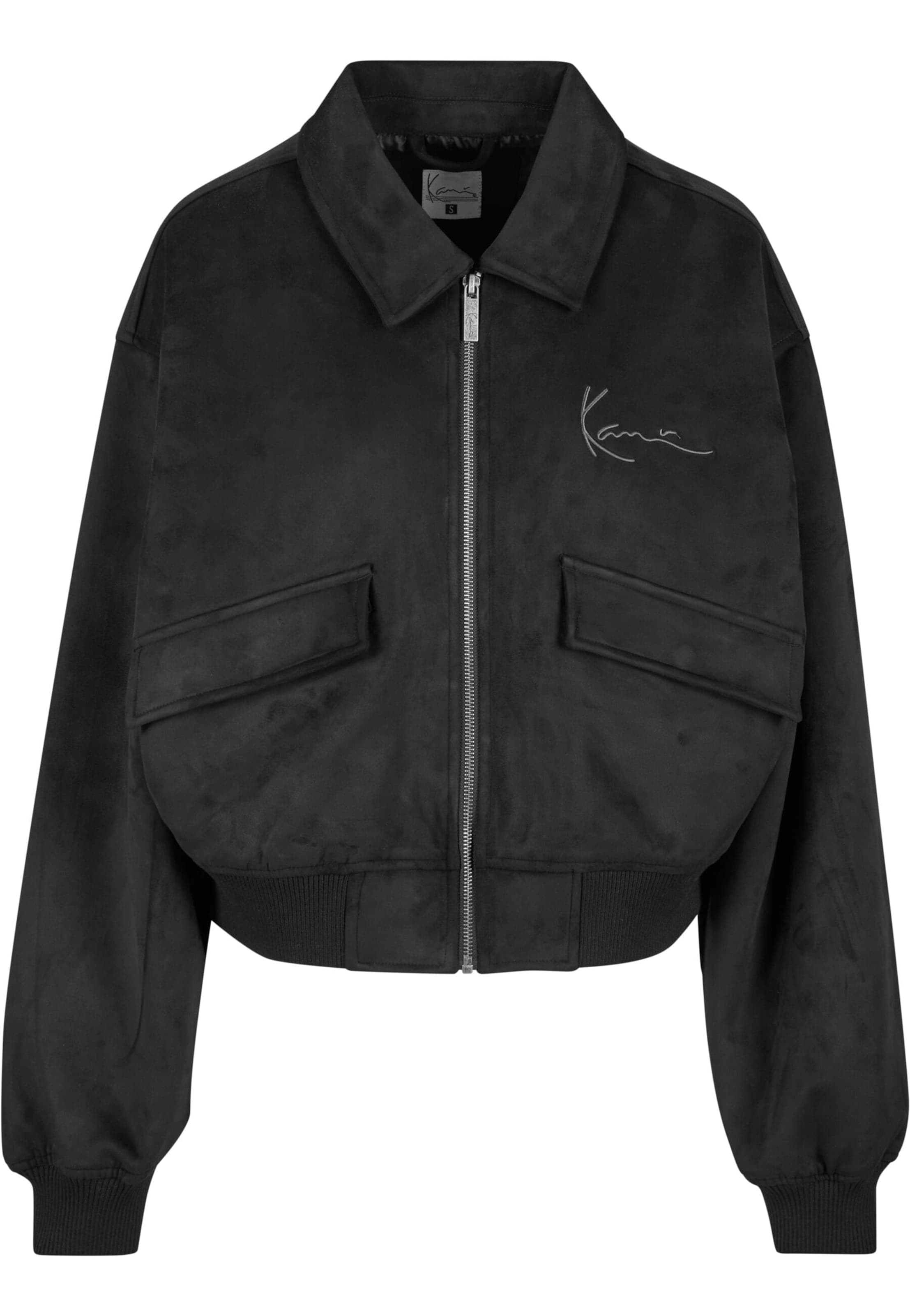 Karl Kani Veste mi-saison en noir, Vue avec produit