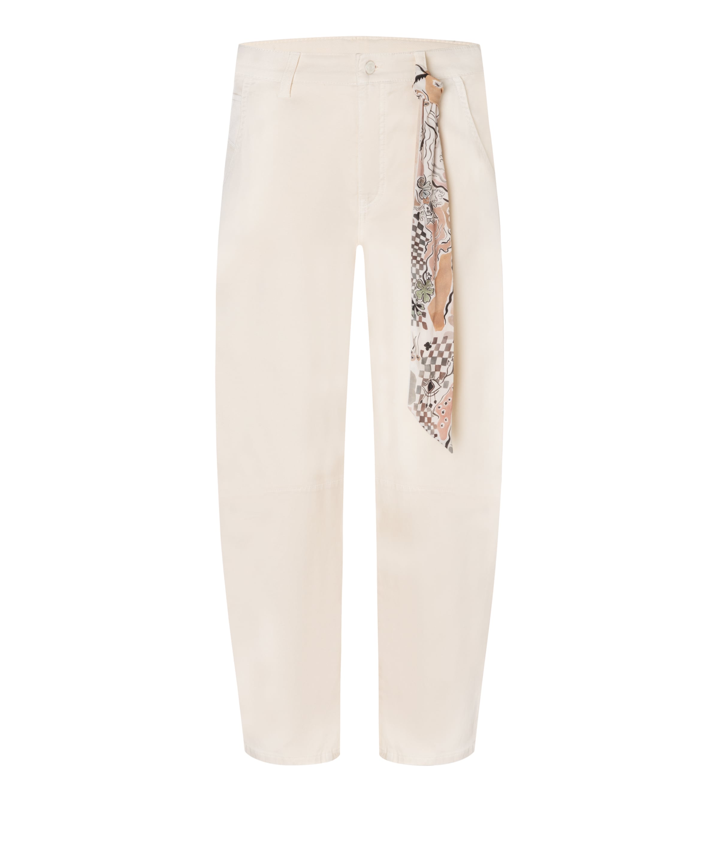 Cambio Regular Pants 'Orelie' in Beige: front