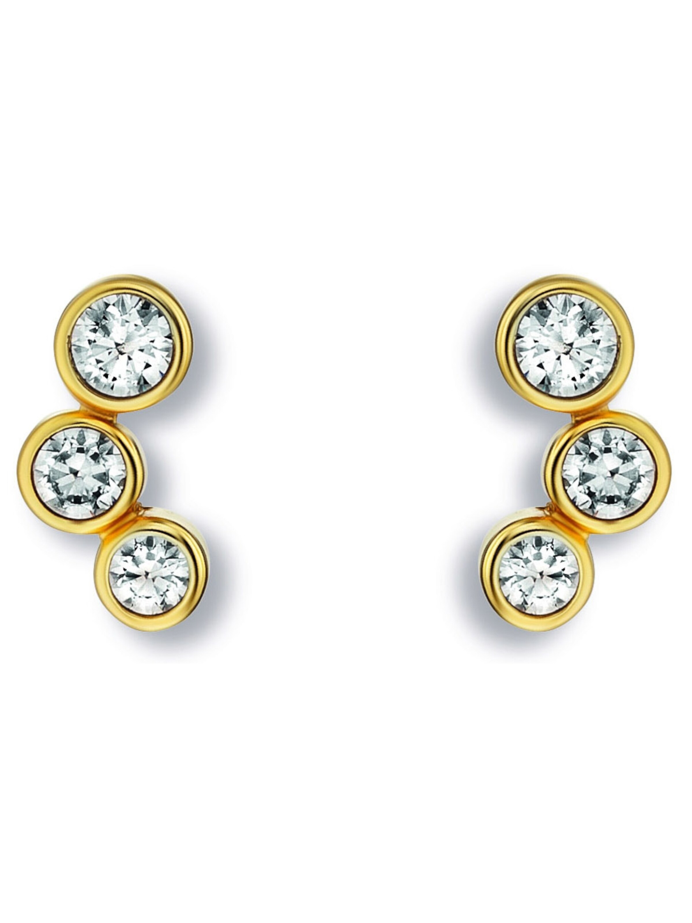 ONE ELEMENT Ohrringe in Gold: Vorderseite