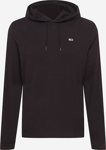 Tommy Jeans Sweatshirt in Zwart: voorkant