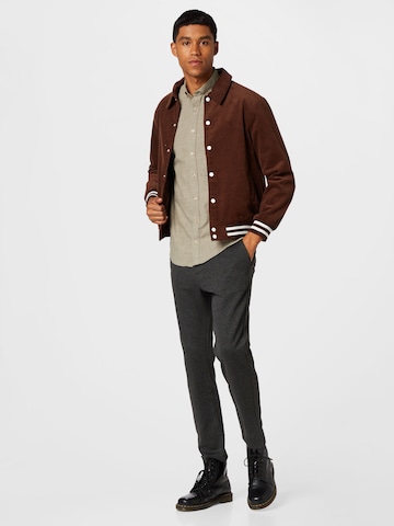 BURTON MENSWEAR LONDON Between-season jacket in Brown