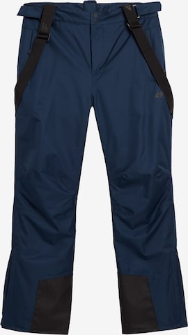 Regular Pantalon outdoor 4F en bleu : devant