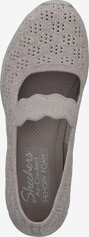 SKECHERS Ballet Flats with Strap in Grey