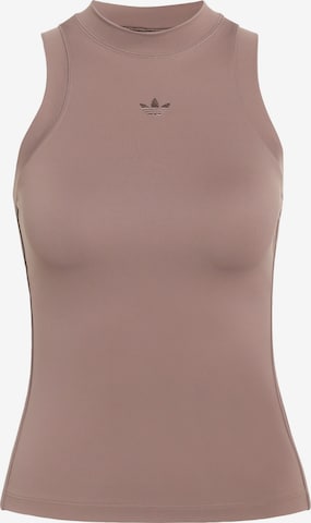 ADIDAS ORIGINALS Top in Braun: Vorderseite
