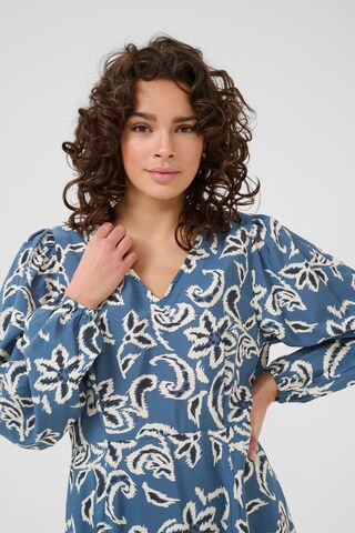 Kaffe Jurk 'Dahlia' in Blauw