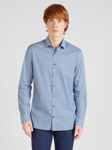 mėlyna OLYMP Standartinis modelis Marškiniai 'No 6 Six': priekis