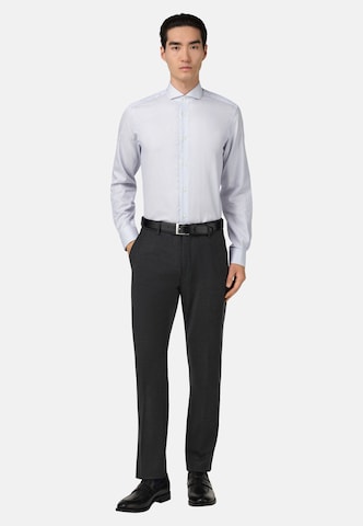 Boggi Milano Slim fit Overhemd in Blauw
