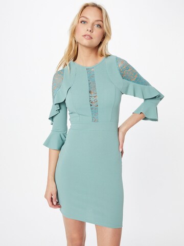 WAL G. Cocktail Dress in Green: front