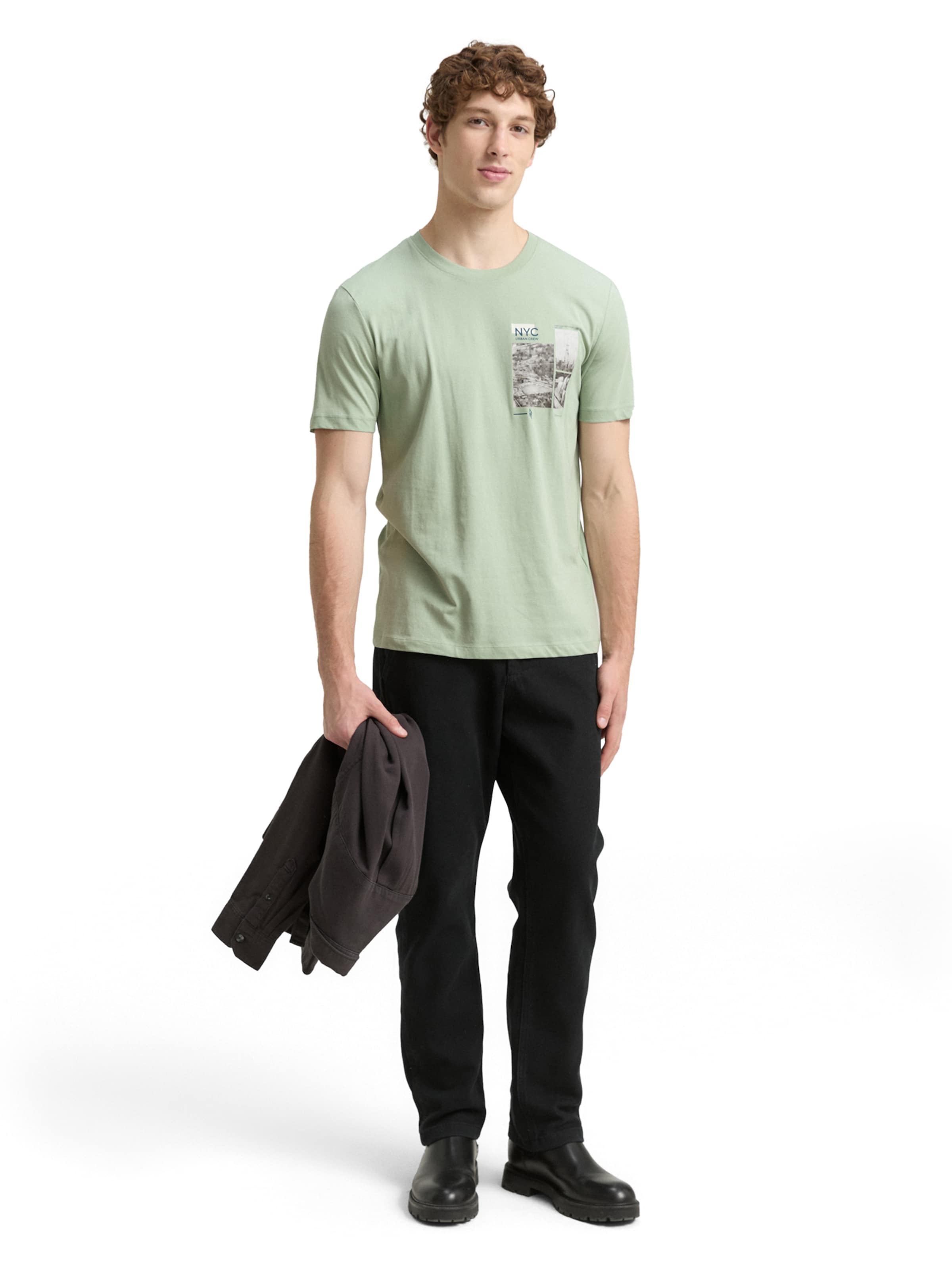 T-Shirt TOM TAILOR DENIM en vert