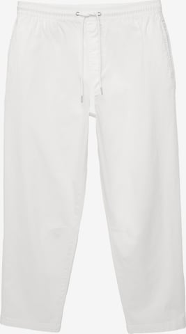 Pull&Bear Loosefit Bukser i hvid: forside