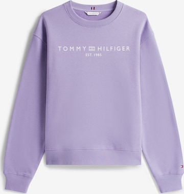 Sweat-shirt TOMMY HILFIGER en violet : devant