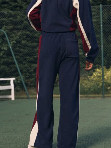 self. Wide Leg Hose in Blau