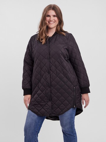 Vero Moda Curve Tussenjas 'Hayle' in Zwart: voorkant